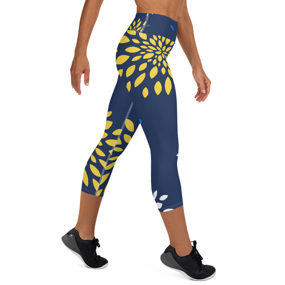 Petal Yoga Capri Leggings